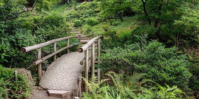 Brücken im Japanischen Garten